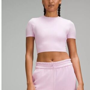 lululemon athletica Light Pink Short Sleeve Tee